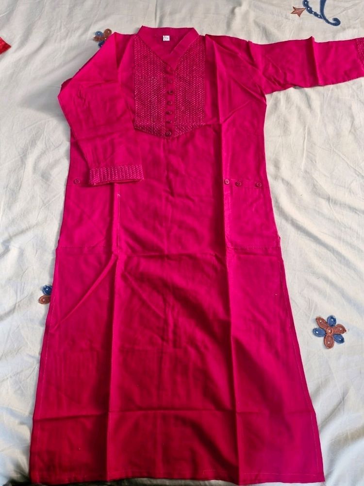 Long Cotton Kurti