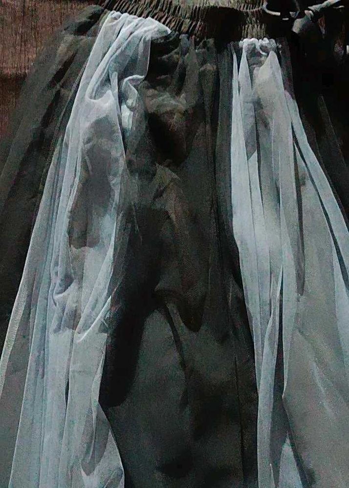 Black &amp; Blue Tulle Skirt