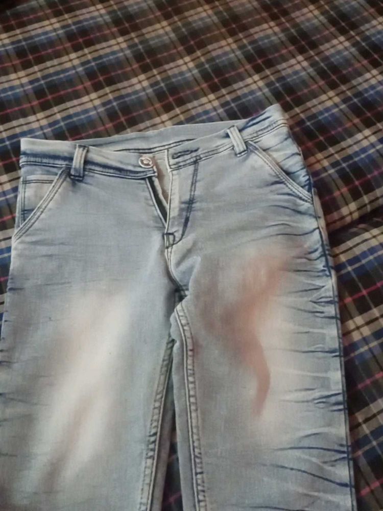 Light Wash Denim Jeans