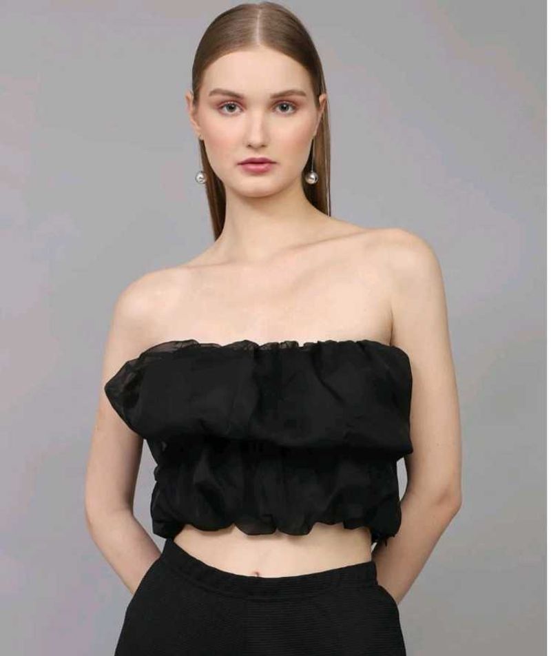 SHIEN Chic Black Tube Top