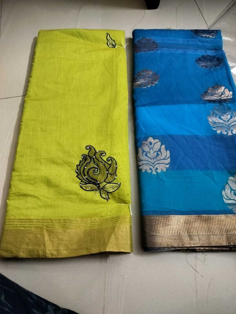 Combo Of 2 New Unused Beautiful Saree
