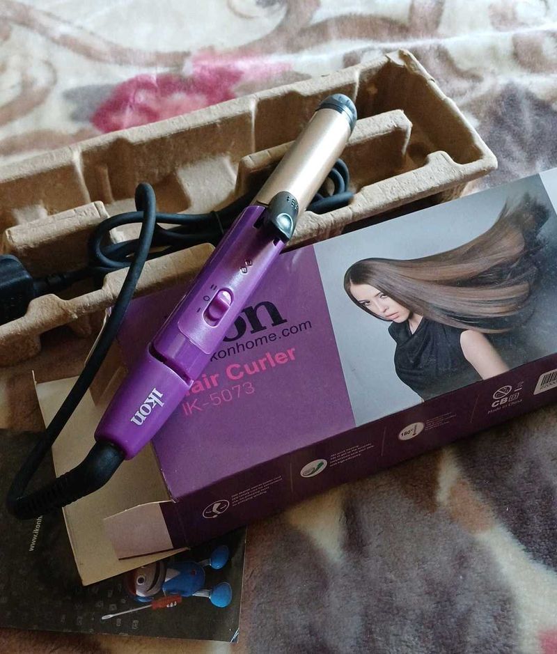 New Hair Straightner/Curler 2 In 1