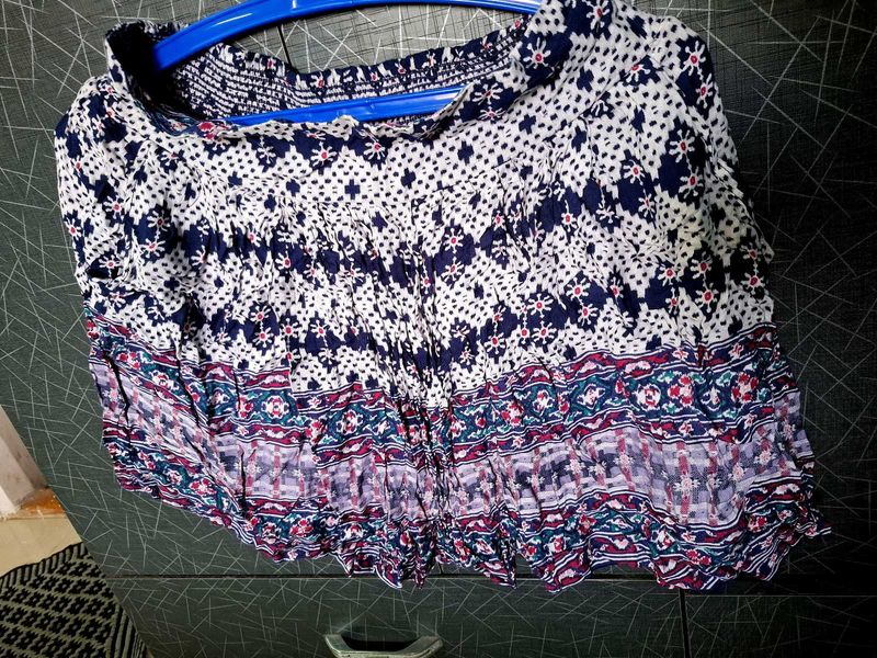 Boho Print Mini Skirt