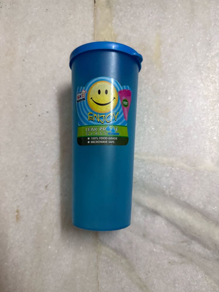 🆕 Blue Plastic Water Bottle