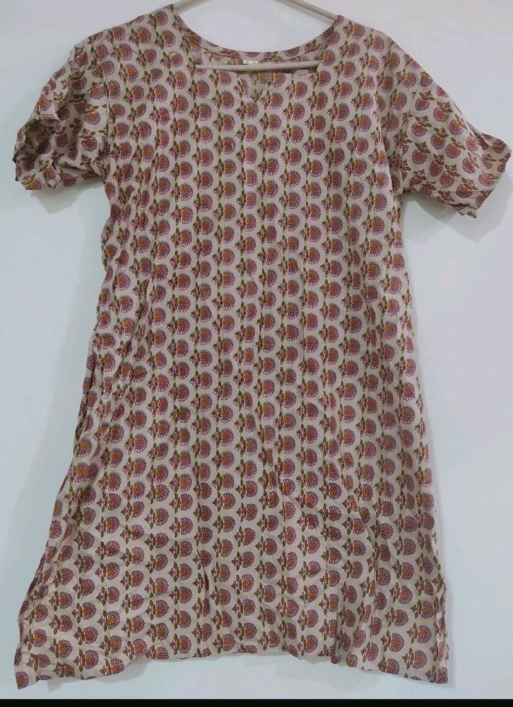 Flower Print Kurti