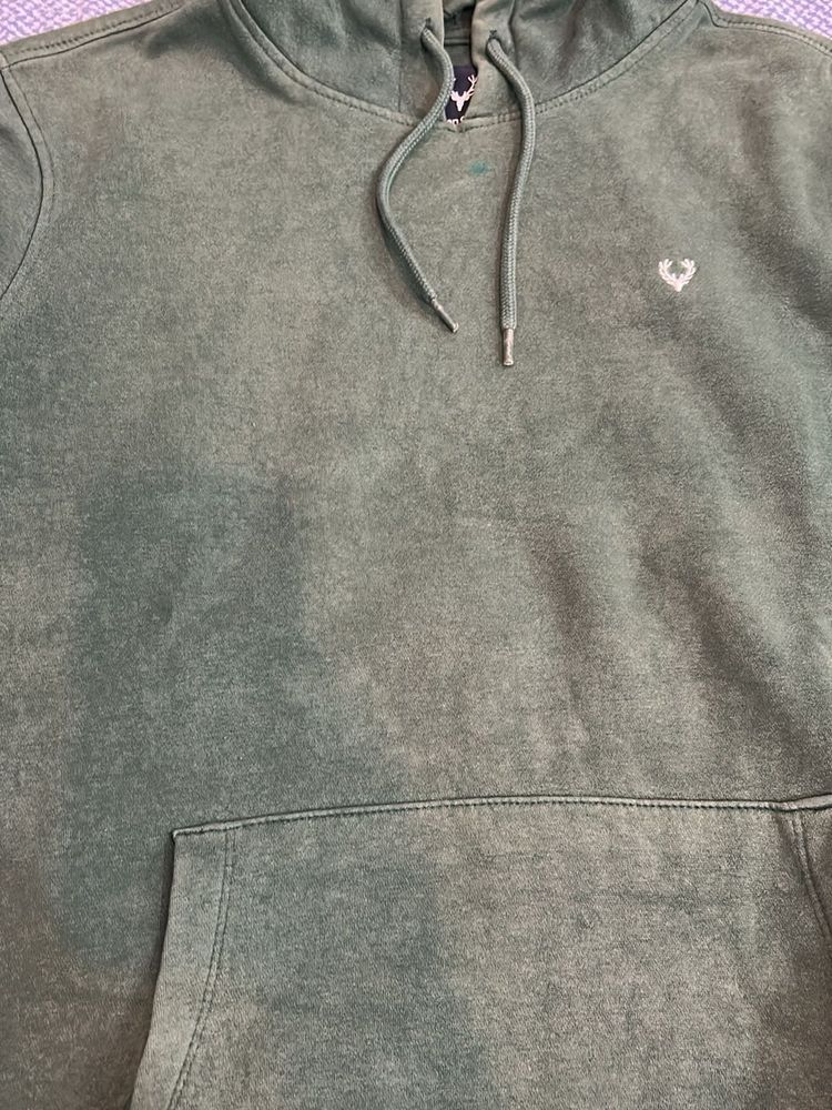Fred Perry Green Hoodie