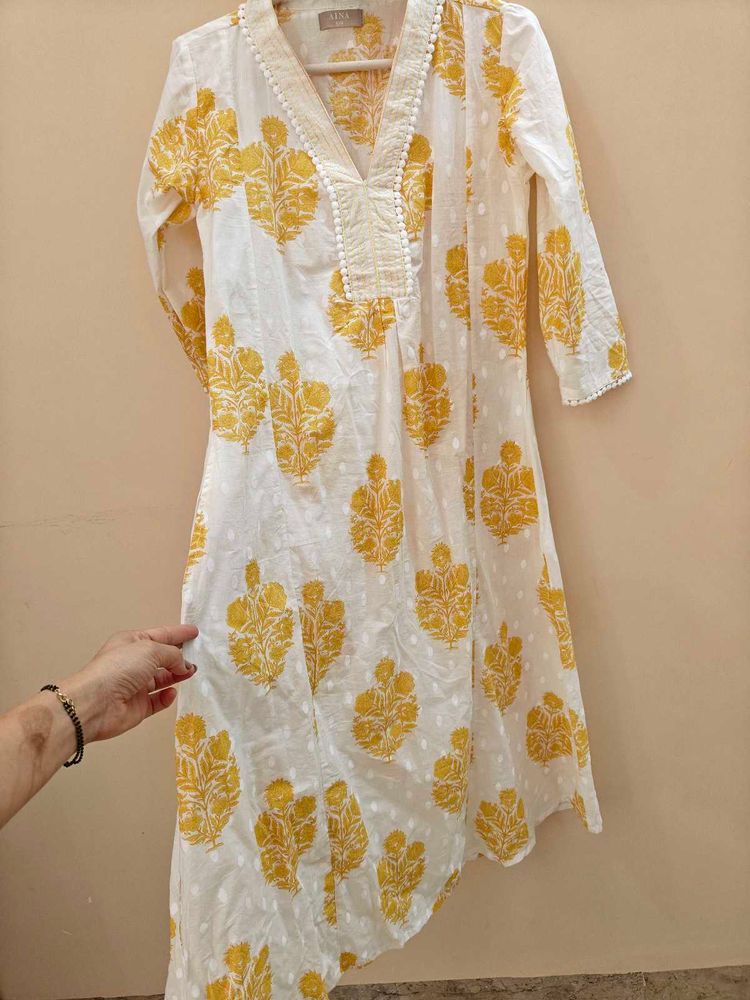 Cotton A-line Kurta