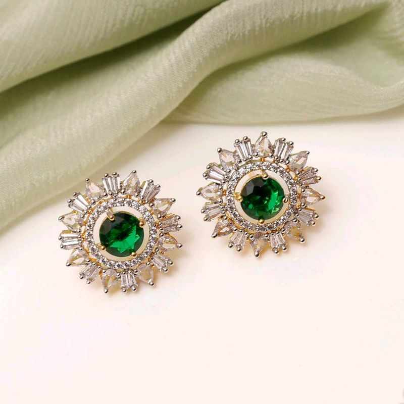 1 Pair Ad Flower Studs
