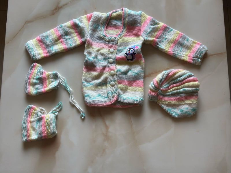 Handmade Knitted Baby Set