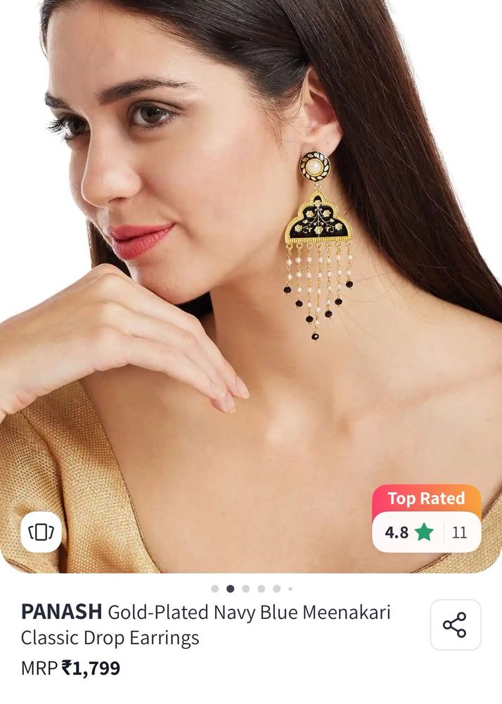 Gold plated Classic Drop Earrings