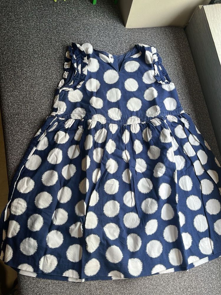 Navy &amp; White Polka Dot Tommy Hilfiger Dress