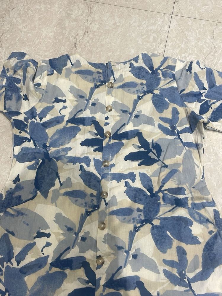 Floral Button-Down Dress