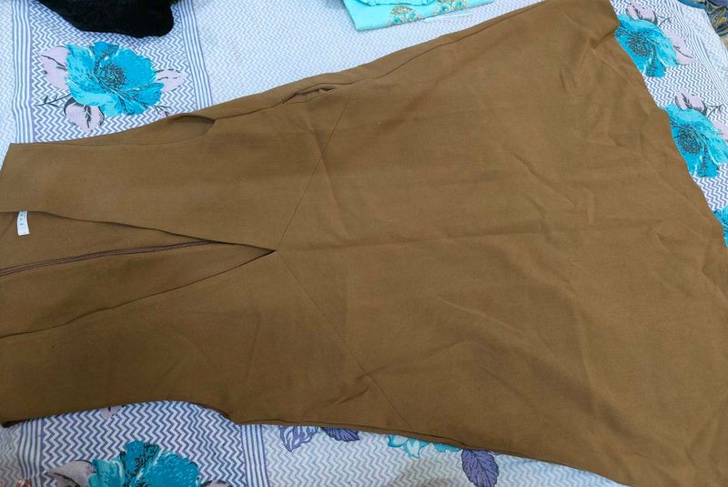 Korean Brown one piece Dress