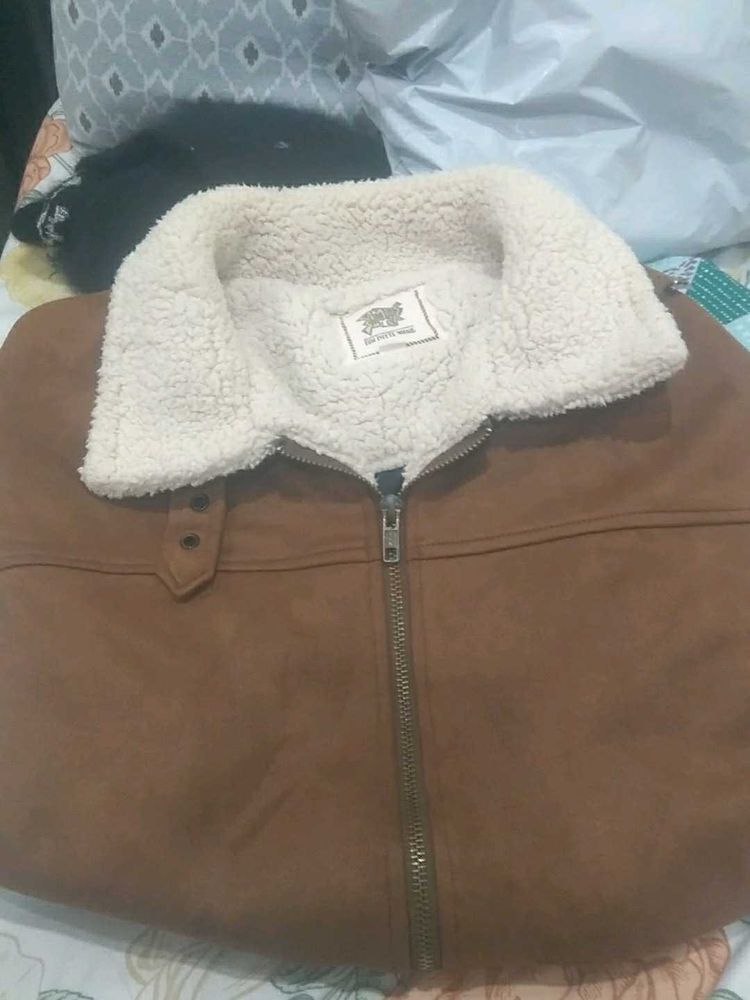 brown jacket