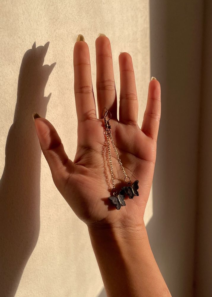 🦋Black Butterfly Earrings🦋