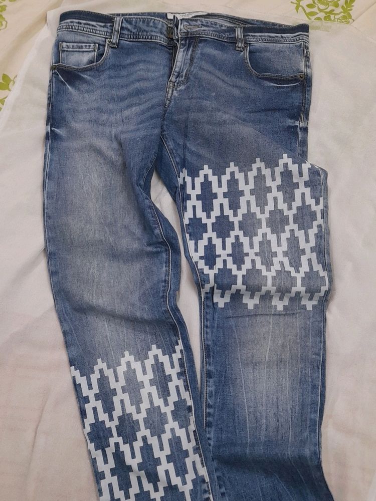 VERO MODA PRINTED JEANS