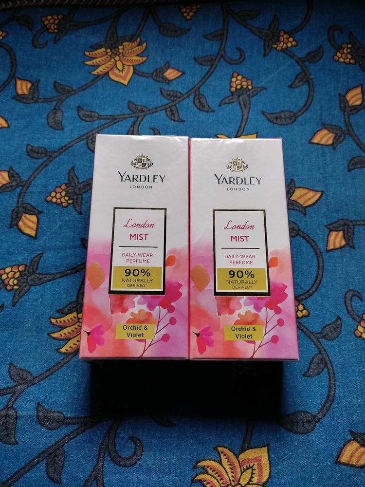 ❤‍🔥New Yardley London Mist Orchid &amp; Violet Perfum