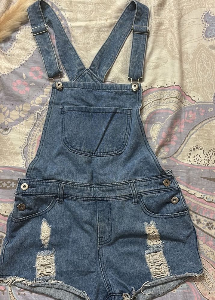 Denim dungarees ( jumpsuit or romper)