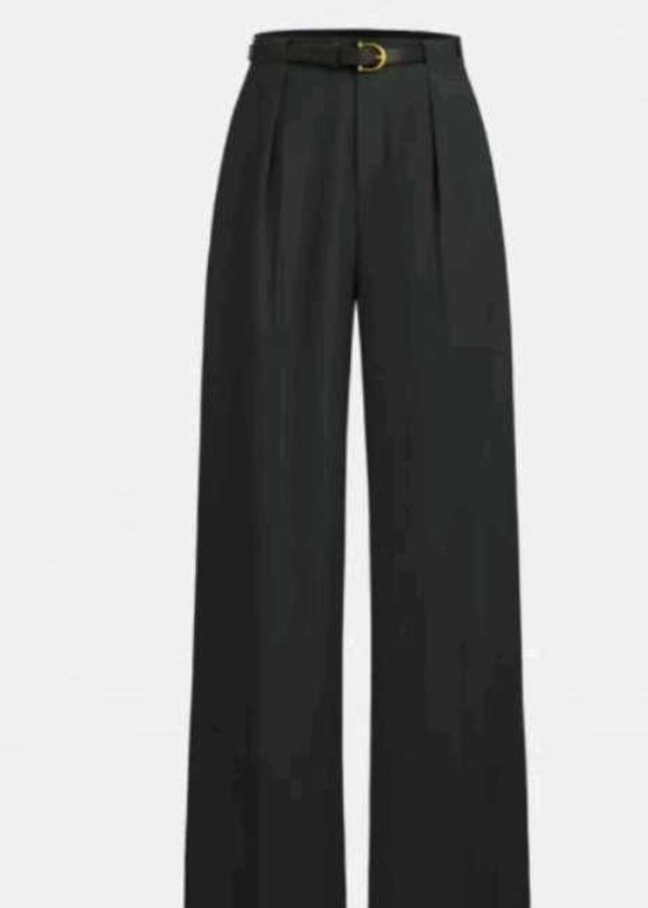 Elegant grey Wide Leg Pants