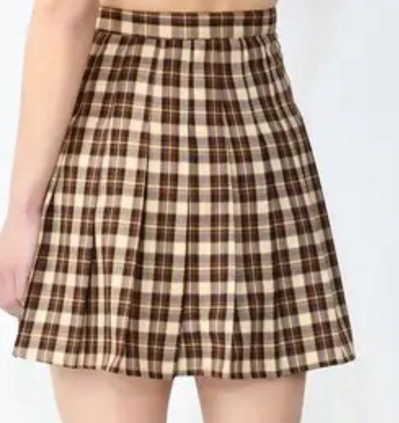 Plaid Mini Skirt