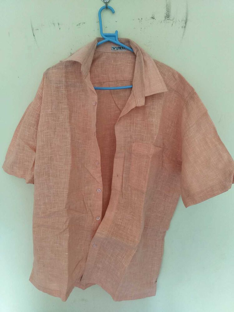 Peach Casual Shirt