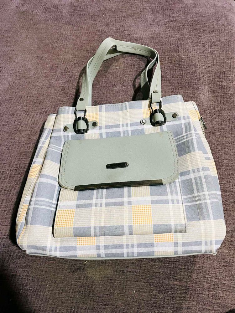 Plaid Handbag