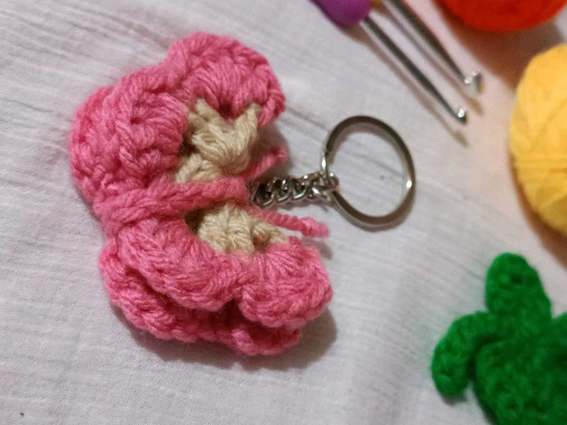Butterfly Crochet Keychains