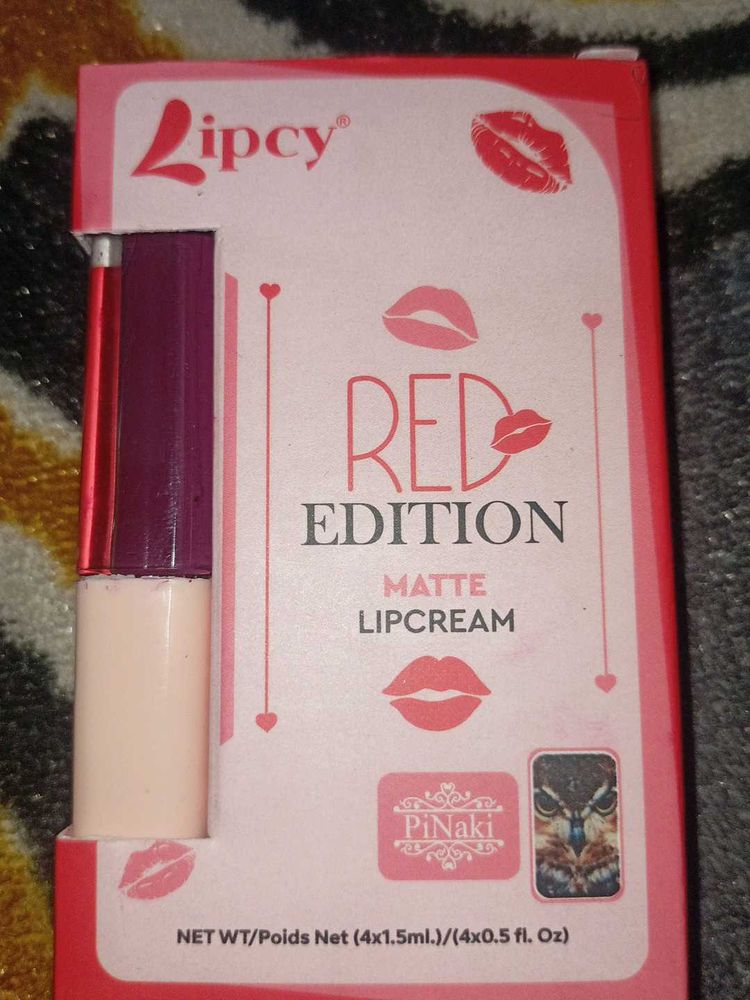 Lipcy Red Matte Lipcream