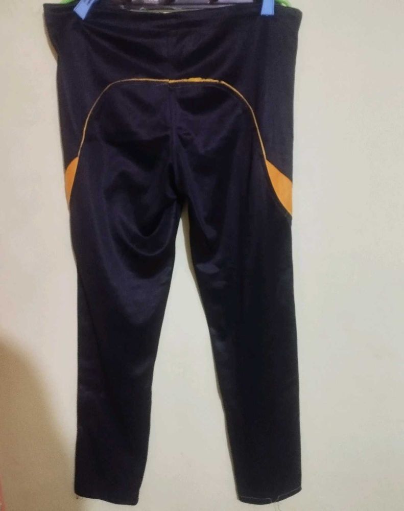 Black &amp; Yellow Track Pants