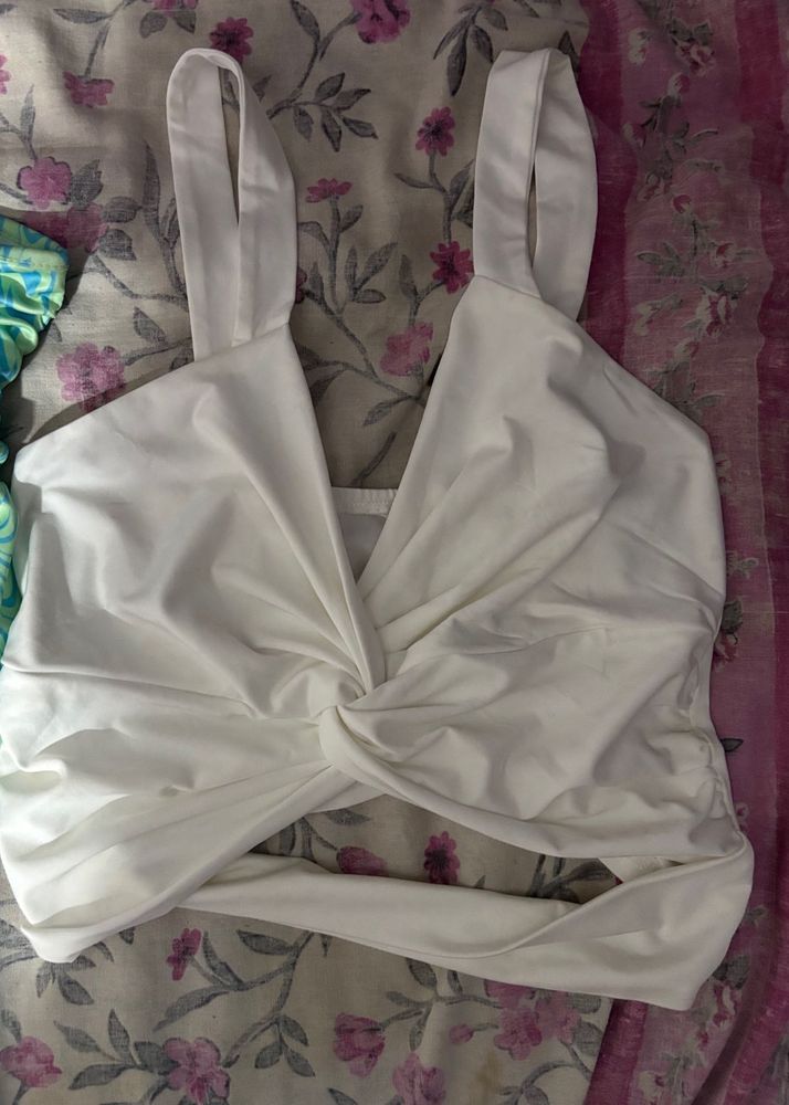 URBANIC Cut Out Ruched Top