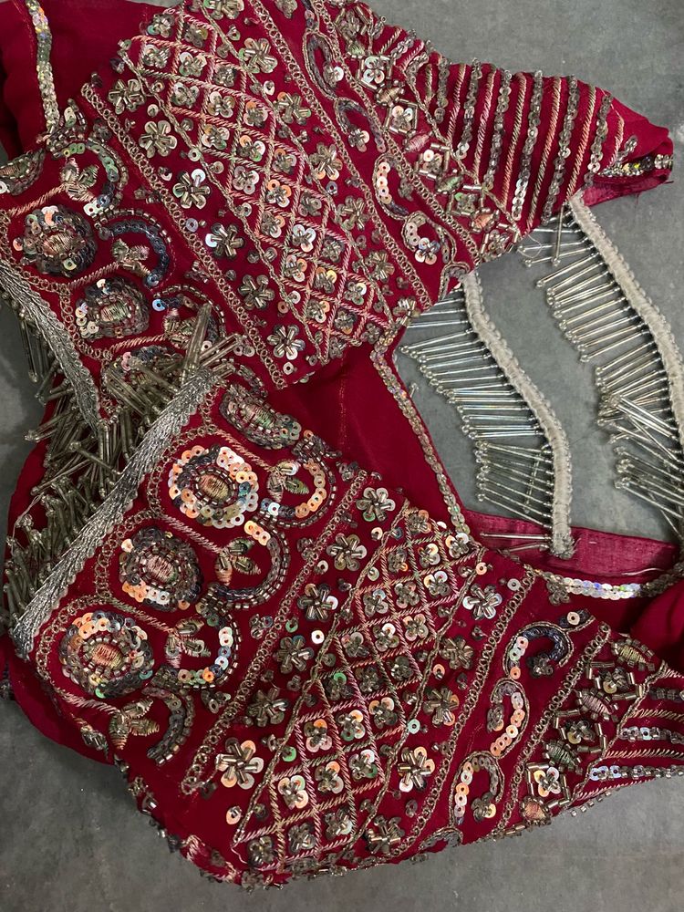 Saree With Heavy Blouse