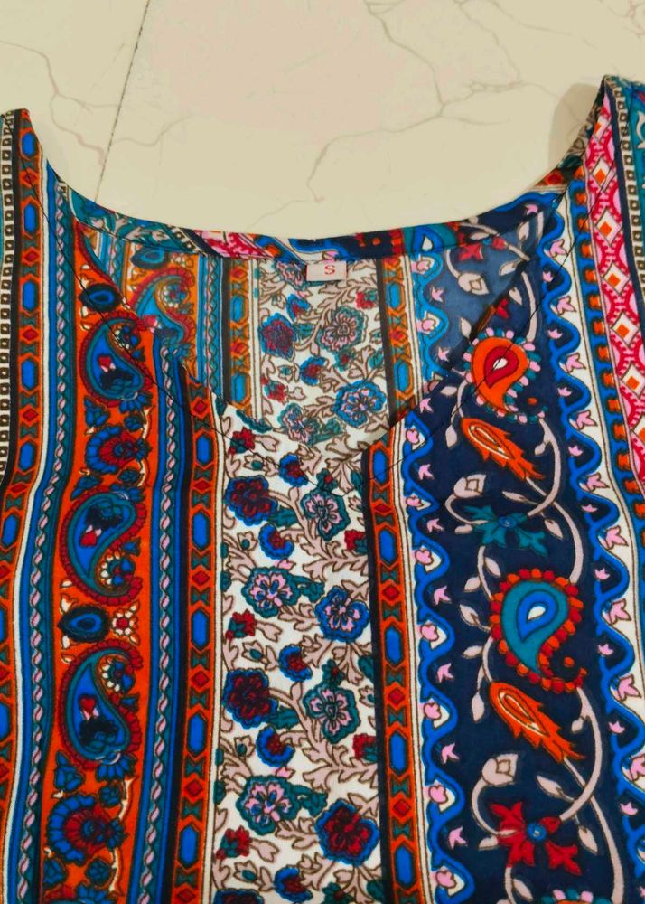 Paisley Print Top