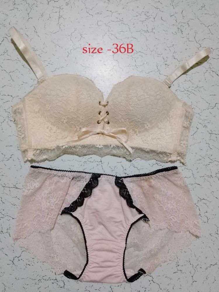 bra with panties 2sets.
