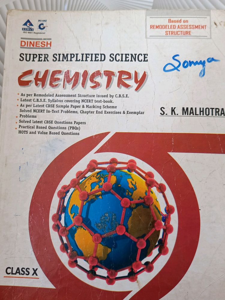 Class 10th Chemistry Book Dinesh Publication