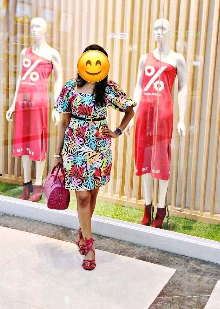 ONLY Monsoon Fun Cotton Mini Dress