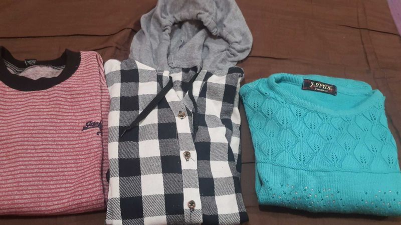 black nd white  Sweater Shirt