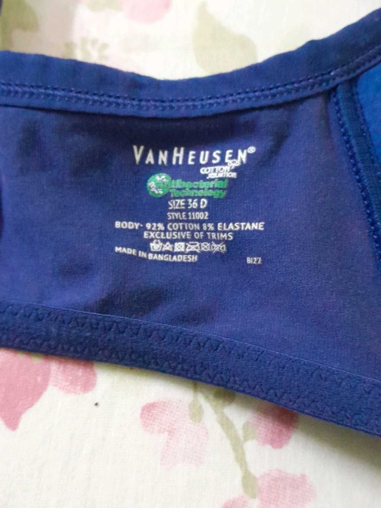 Van Heusen Blue Bra - Size 36D