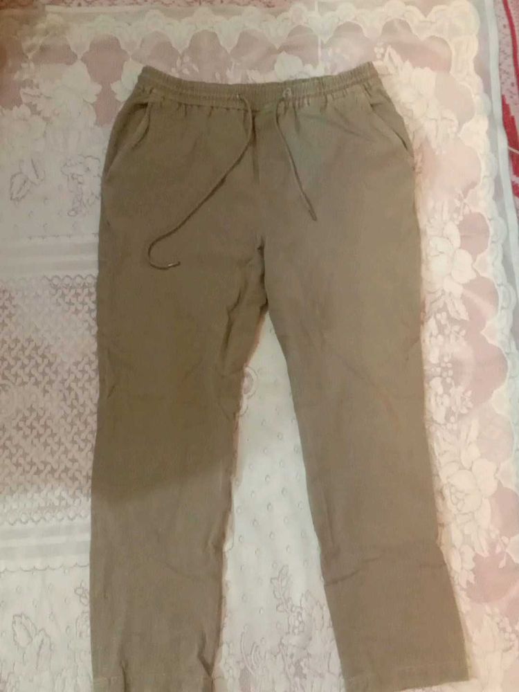 Khaki Joggers Stretchable