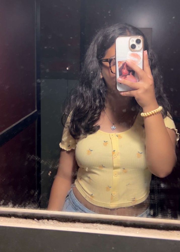 Stylish Pastel Yellow Crop Top
