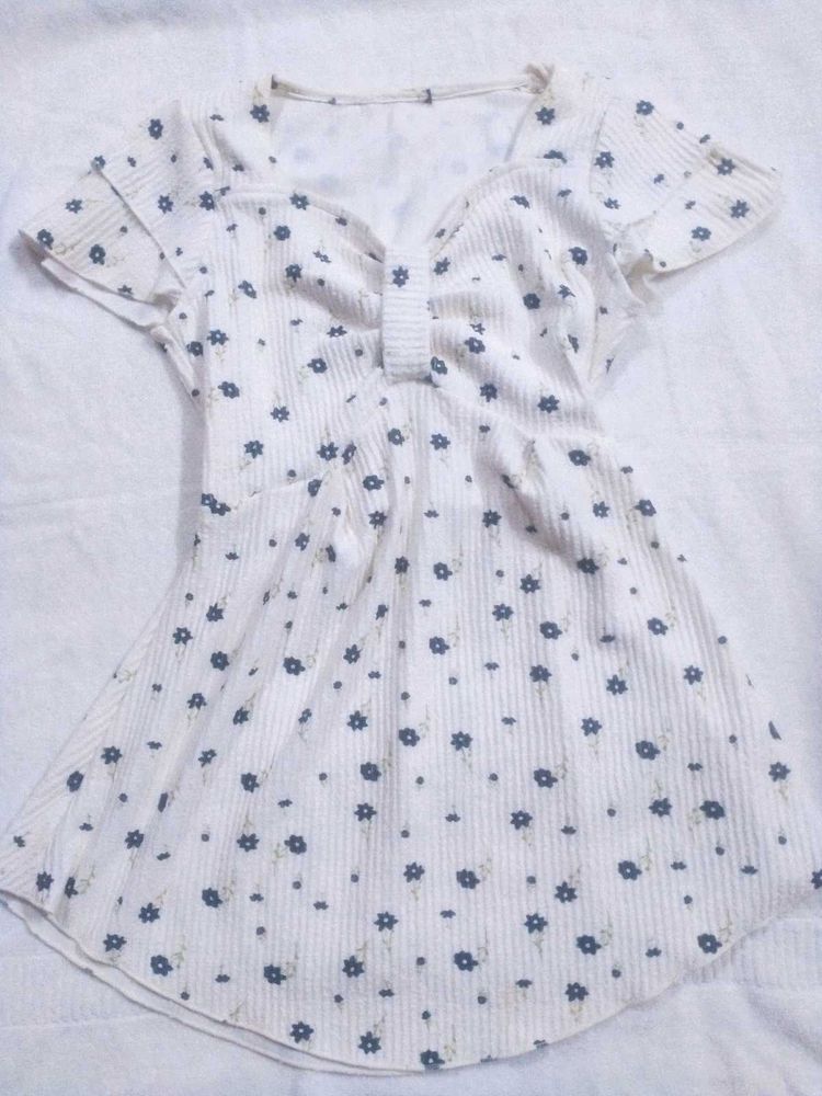 Floral Print Babydoll top