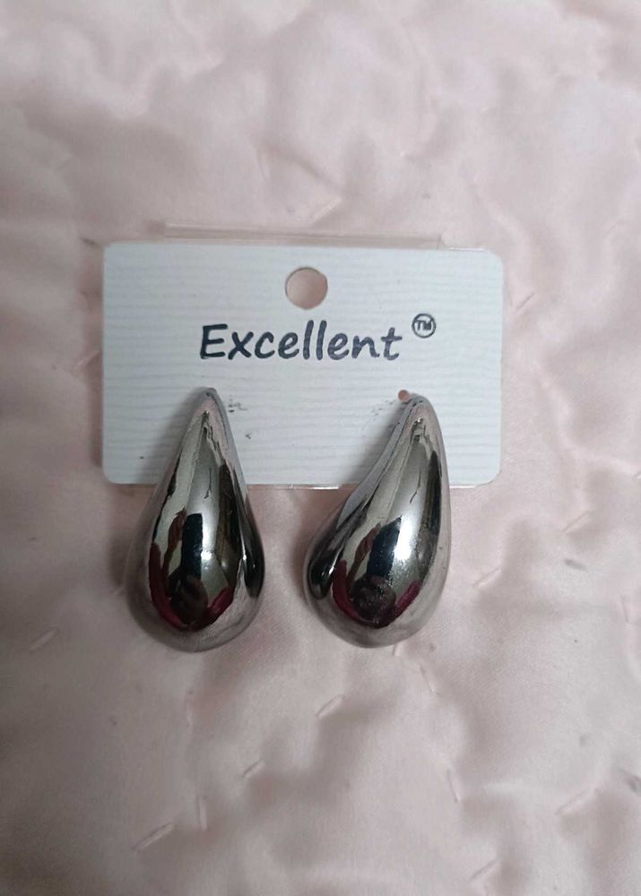 Silver Drop Earrings
