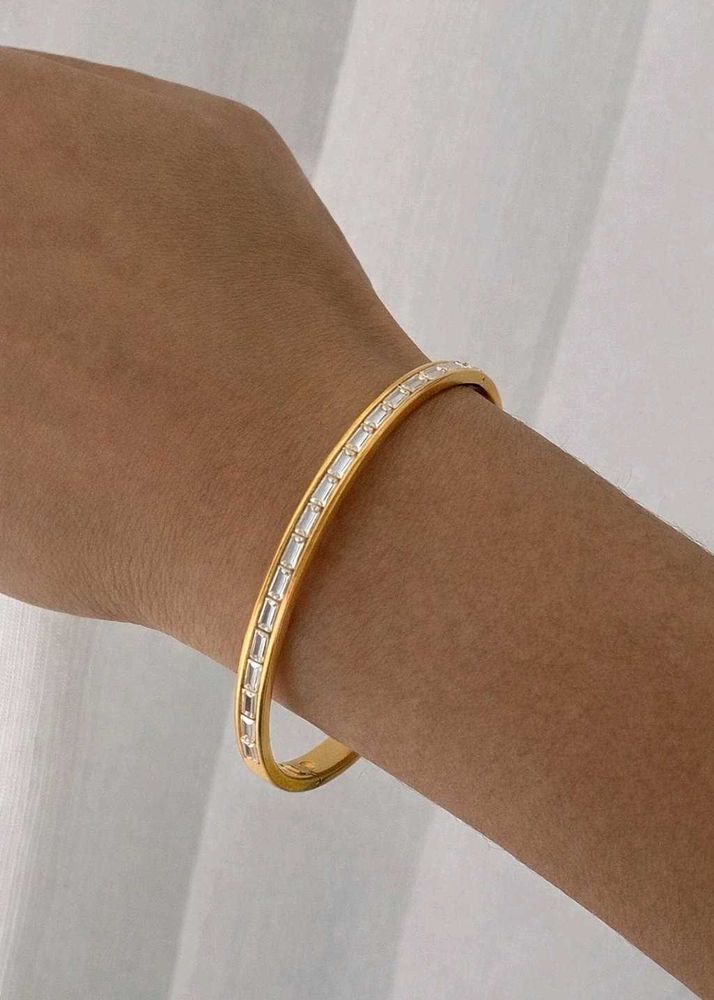 Crystal Bangle Bracelet Anti tarnish