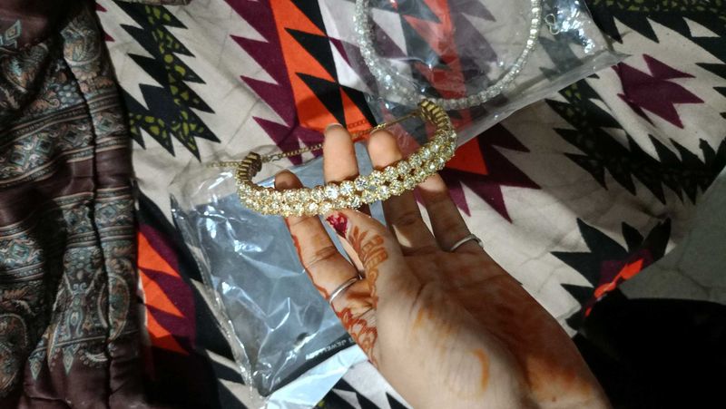 Sparkling chokhar nacklace combo