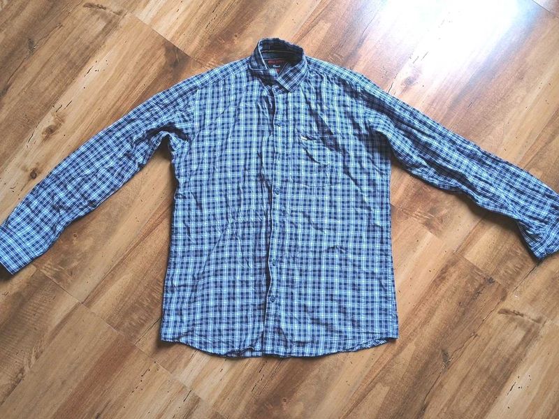 Blue Plaid Casual Shirt
