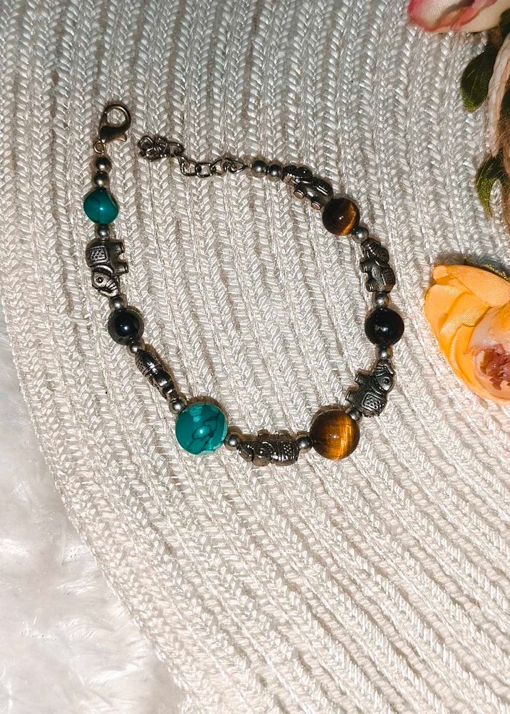 Tiger Stone Bracelet From Elephanta Caves Island