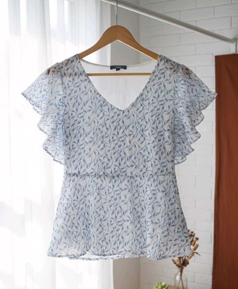 Floral Mega Sleeve Top