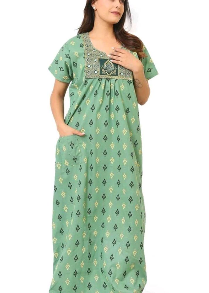 Elegant Green Nighty Xxl