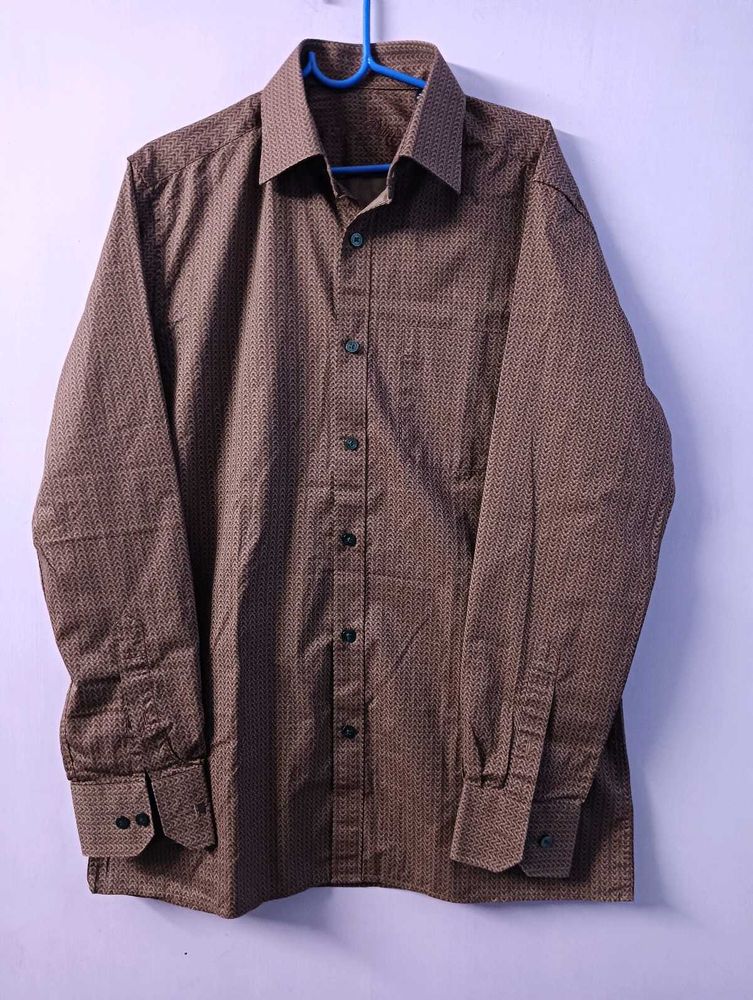 Louis Philippe Patterned Casual Shirt