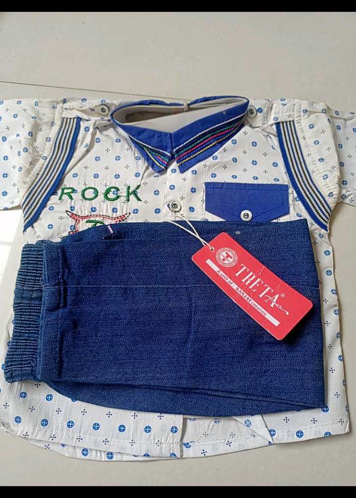 new Boys Shirt &amp; Jeans Set