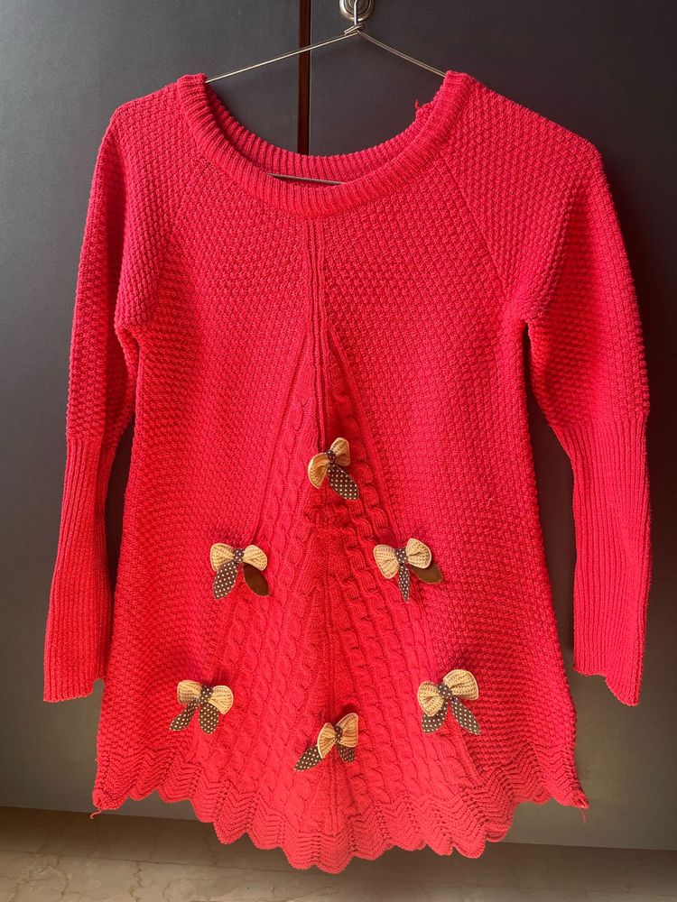 Pink Knit Sweater